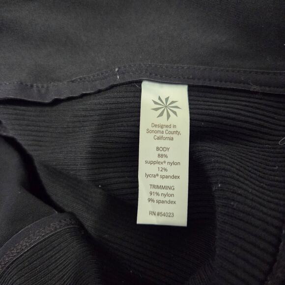 Athleta Intention Asymmetrical Zip Jacket Black Women’s XS - Picture 11 of 11